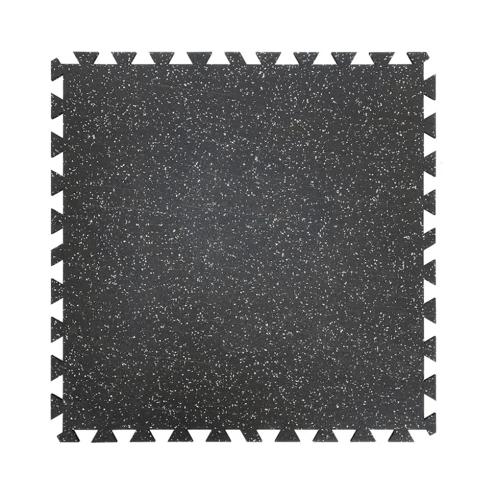 Geneva Rubber Tile 10% Color 1/2 Inch x 3x3 Ft.