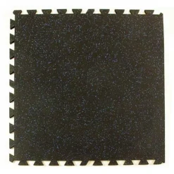 Geneva Rubber Tile 10% Color 1/2 Inch x 3x3 Ft.