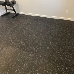 Geneva Rubber Tile 10% Color 1/2 Inch x 3x3 Ft.