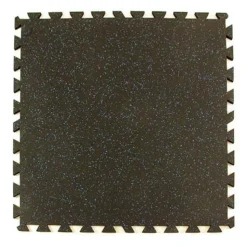 Geneva Rubber Tile 10% Color 1/2 Inch x 3x3 Ft.