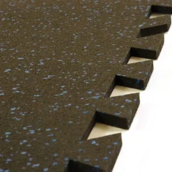 Geneva Rubber Tile 10% Color 1/2 Inch x 3x3 Ft.
