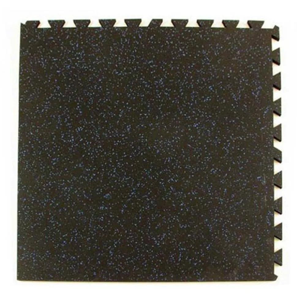 Geneva Rubber Tile 10% Color 3/8 Inch x 3x3 Ft.