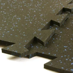 Geneva Rubber Tile 10% Color 3/8 Inch x 3x3 Ft.
