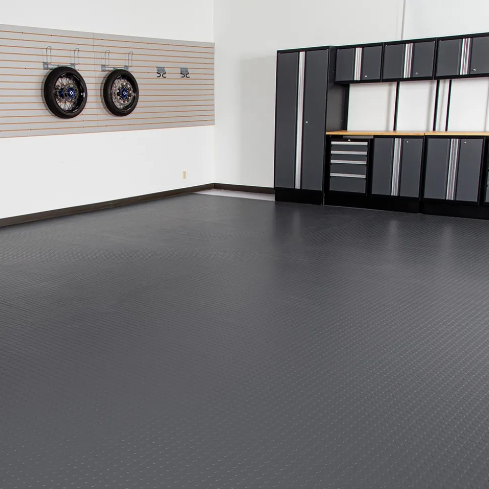 G-Floor Coin Tread Garage Floor Roll 1.9 mm x 8.5x24 Ft.