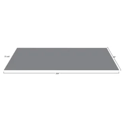 G-Floor Diamond Tread Garage Floor Roll 1.9 mm x 7.6x17 Ft.