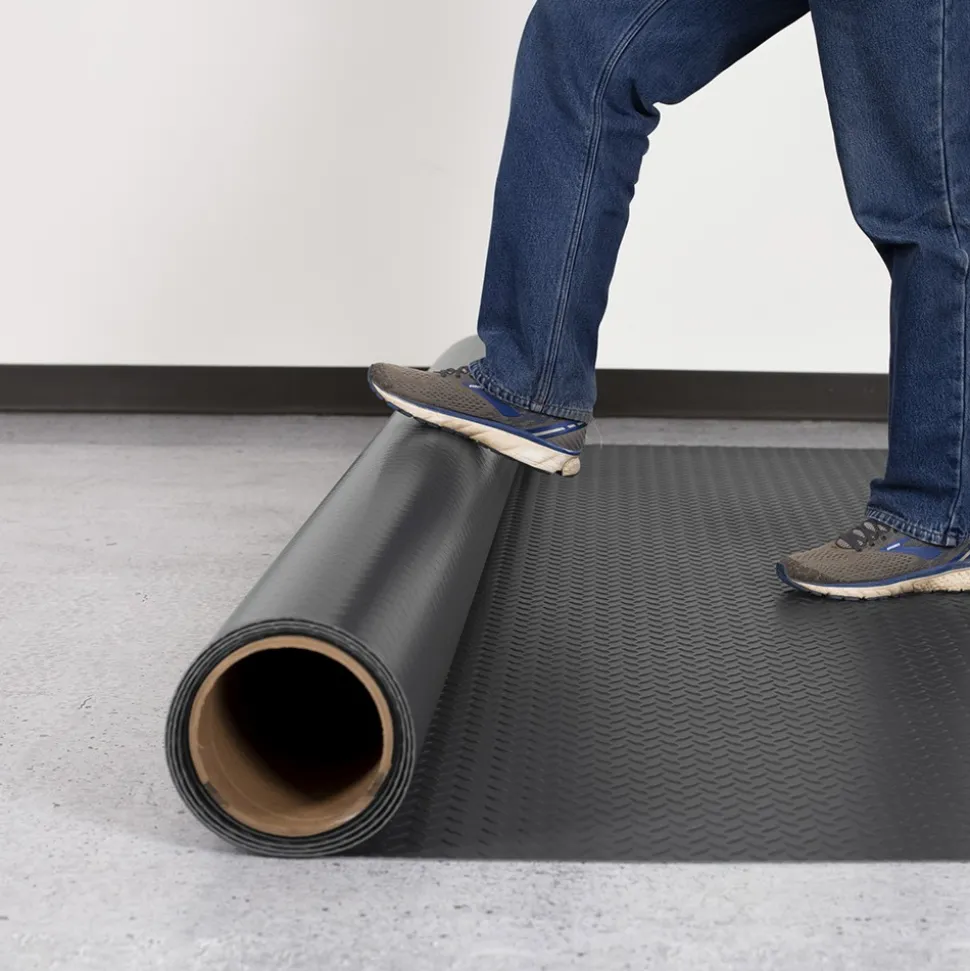 G-Floor Diamond Tread Vinyl Multipurpose Roll 1.9 mm x 5x10 Ft.