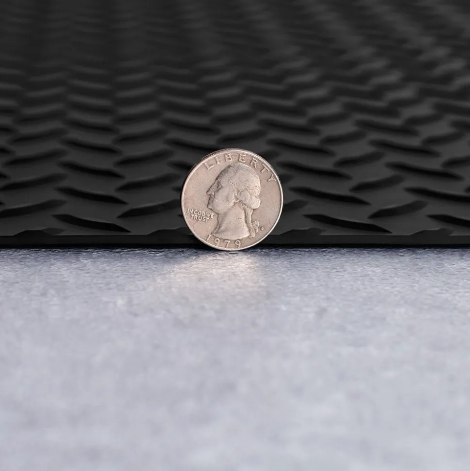 G-Floor Diamond Tread Vinyl Multipurpose Roll 1.9 mm x 5x10 Ft.