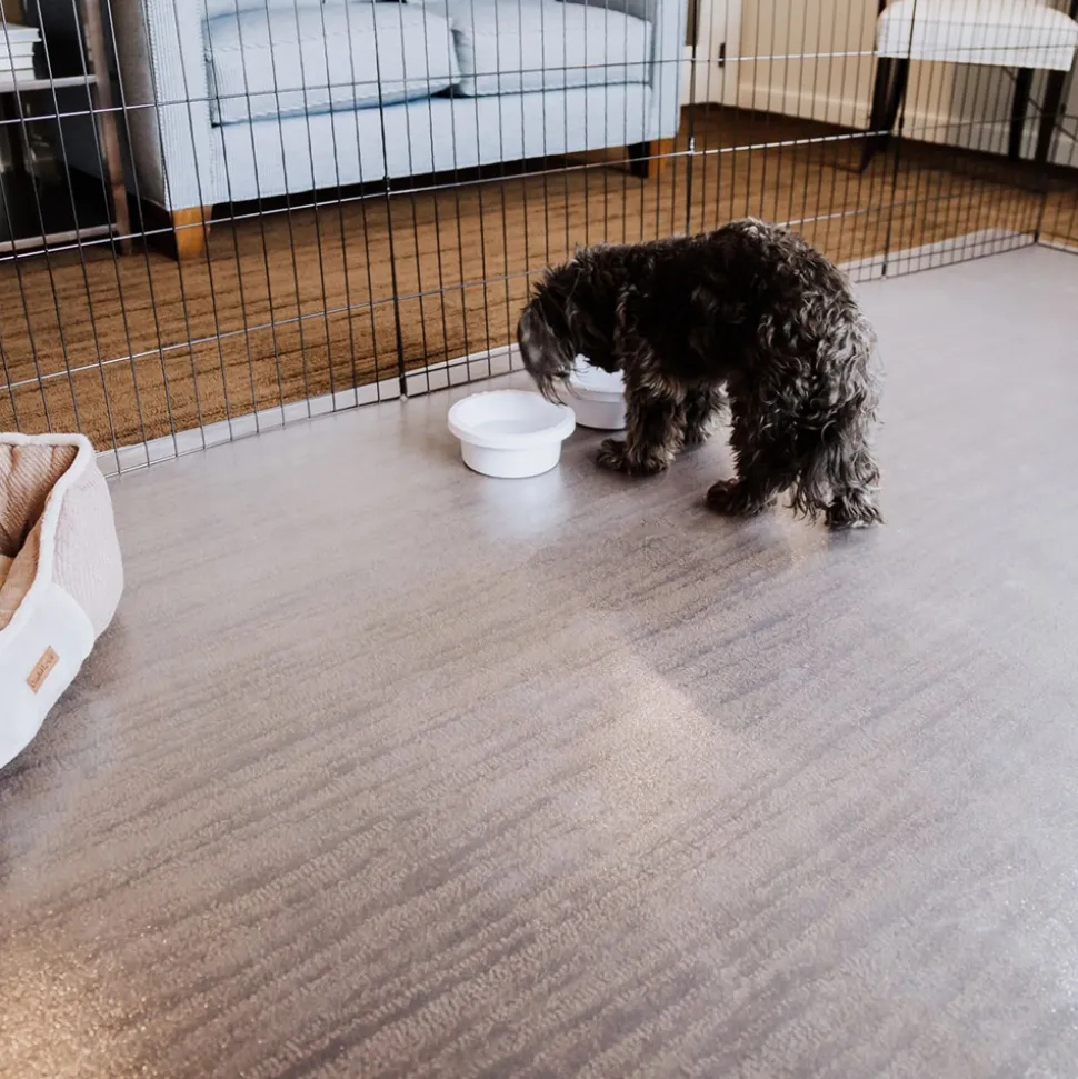 G-Floor Protective Kennel Floor Mat Ceramic Texture 1.4 mm x 5x10 Ft.