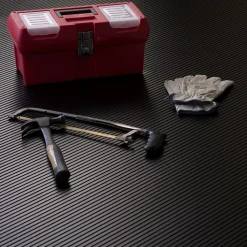 G-Floor Ribbed Tread Garage Floor Roll 1.4 mm x 8.5x22 Ft.