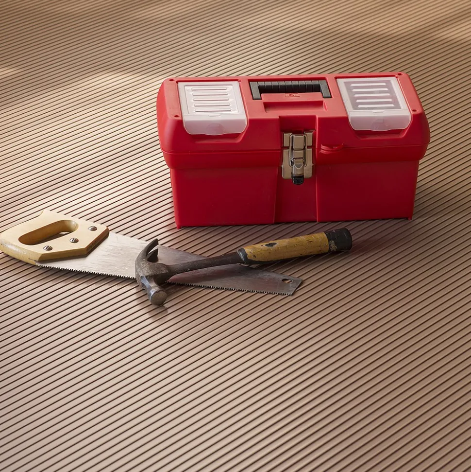 G-Floor Ribbed Tread Garage Floor Roll 1.4 mm x 8.5x22 Ft.
