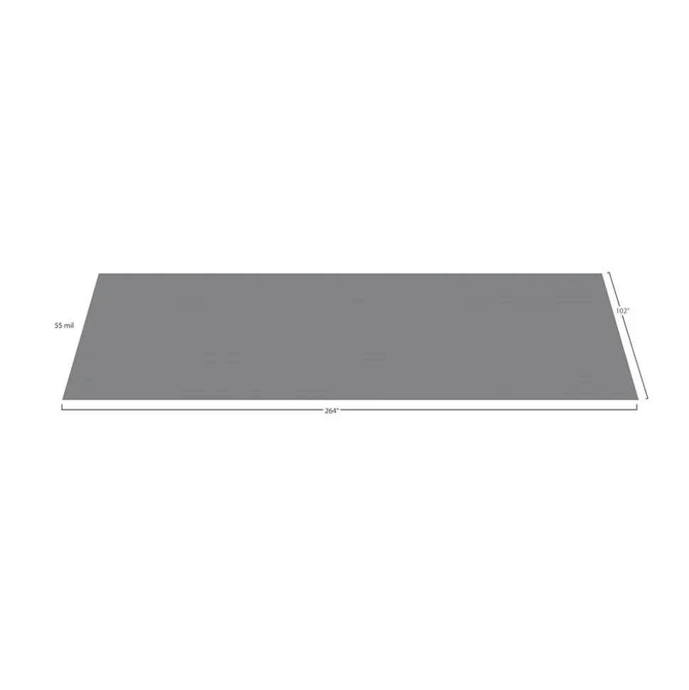 G-Floor Ribbed Tread Garage Floor Roll 1.4 mm x 8.5x22 Ft.