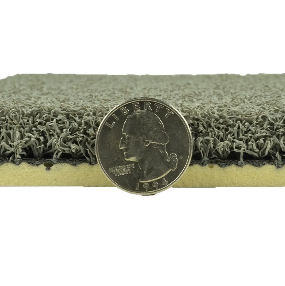 Greatmats Gym Turf Value 3/4 Inch x 15 Ft. Wide 5 mm Foam - Gray
