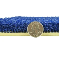 Greatmats Gym Turf Value 3/4 Inch x 15 Ft. Wide 5 mm Foam - Florida Blue
