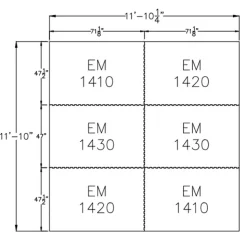 Greatmats Horse Stall Mats Kit 12x12 Ft.