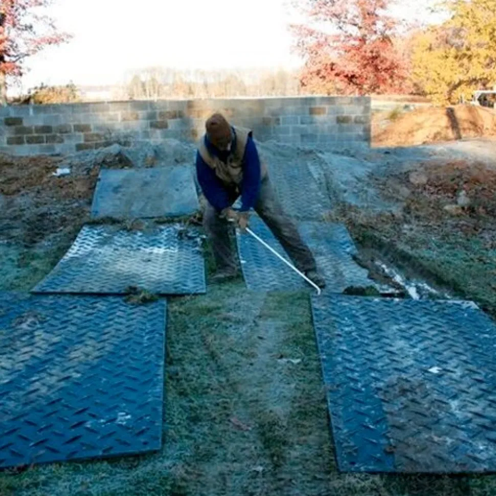 Ground Protection Mats Black 1/2 Inch x 2x6 Ft.