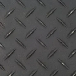 Ground Protection Mats Black 1/2 Inch x 2x8 Ft. Diamond/Smooth