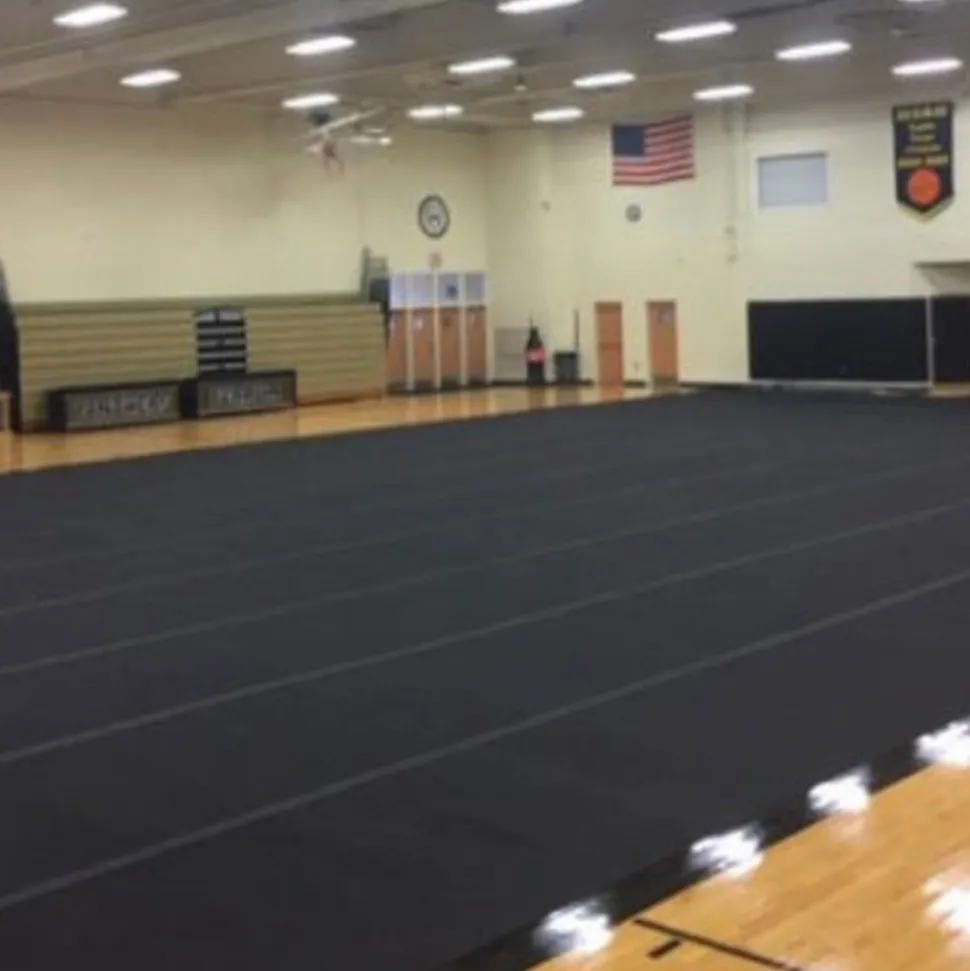 Gym Floor Covering Carpet Roll 1.6 mm x 6 Ft. Wide Per SF