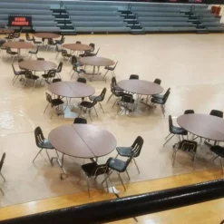 Gym Floor Cover 32 oz Vinyl per SF