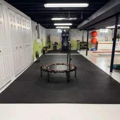 Gym Floor Workout Fitness Tile Pebble 3/4 Inch x 2x2 Ft.