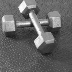 Gym Floor Workout Fitness Tile Pebble 3/4 Inch x 2x2 Ft.