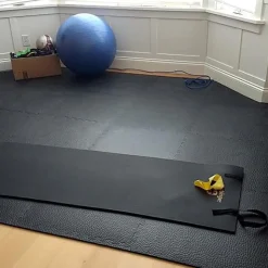 Home Gym Flooring Tile Pebble 3/8 Inch x 2x2 Ft.