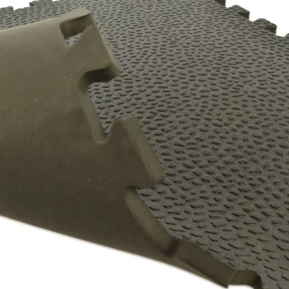 Home Gym Flooring Tile Pebble 3/8 Inch x 2x2 Ft.
