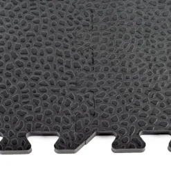 Home Gym Flooring Tile Pebble 3/8 Inch x 2x2 Ft.