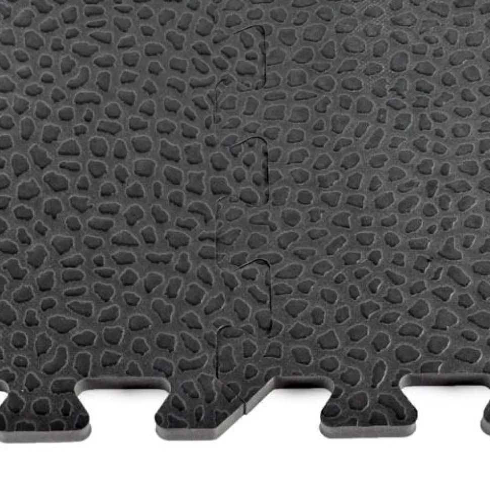 Home Gym Flooring Tile Pebble 3/8 Inch x 2x2 Ft.