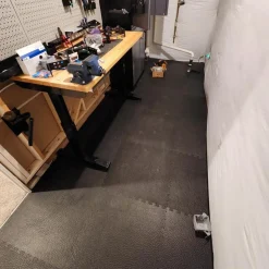 Home Gym Flooring Tile Pebble 3/8 Inch x 2x2 Ft.