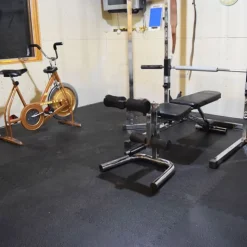 Home Gym Flooring Tile Pebble 3/8 Inch x 2x2 Ft.