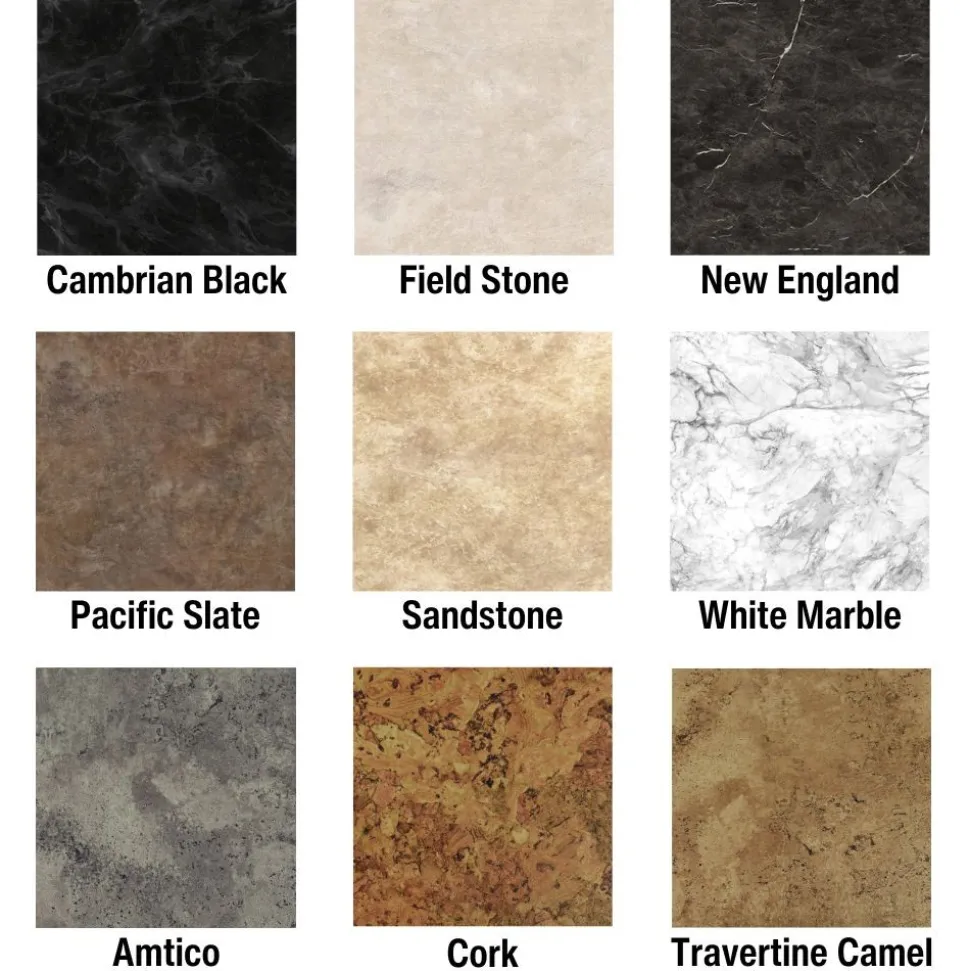 HomeStyle Stone Series Floor Tile 6 tiles 5 mm x 20.5x20.5 Inches