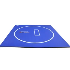 Home Wrestling Dollamur Flexi-Connect Mat with Circle and Marks 1-1/4 Inch x 10x10 Ft. Kit