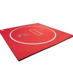 Home Wrestling Dollamur Flexi-Roll Practice Mat Smooth with Circle and Marks 1-1/4 Inch 10x10 Ft. Kit