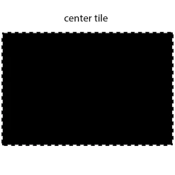 Horse Stall Interlocking Center Mat Cobblestone 3/4 Inch x 4x6 Ft.