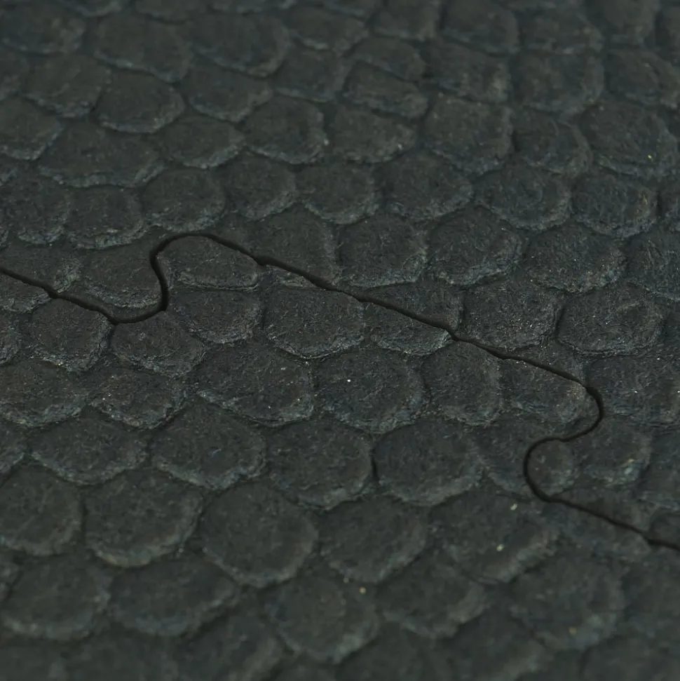 Horse Stall Interlocking 6 Ft. Border Mat Cobblestone 3/4 Inch 2x6 Ft.