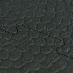 Horse Stall Interlocking 6 Ft. Border Mat Cobblestone 3/4 Inch x 4x6 Ft.