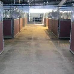 Horse Stall Interlocking Left Corner Mat Cobblestone 3/4 Inch x 4x6 Ft.