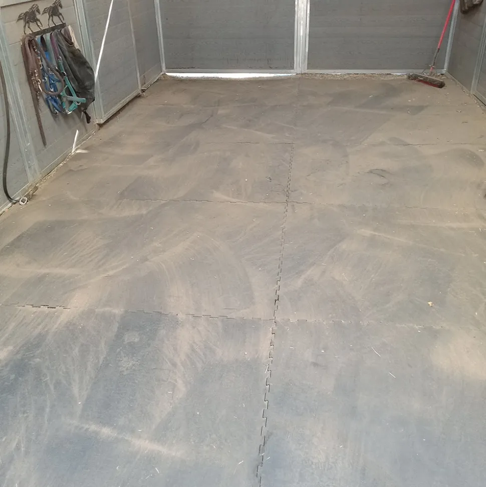 Horse Stall Mats Kit Cobblestone 3/4 Inch x 12x24 Ft.