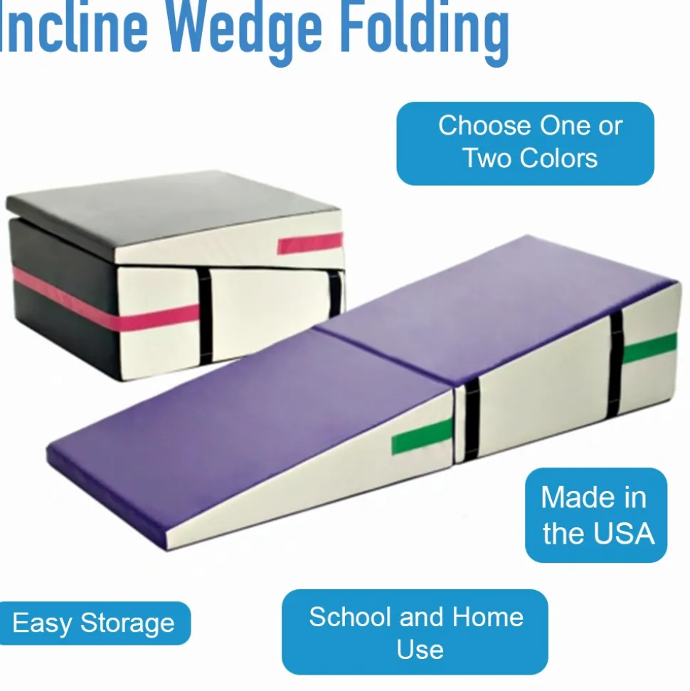 Incline Wedge Folding 48 x 72 x 16 Inches