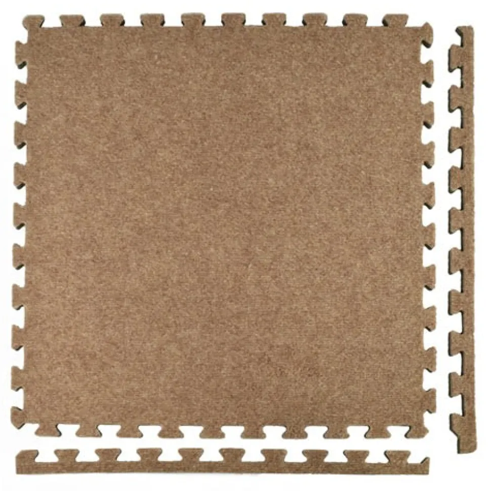 Interlocking Carpet Tiles Royal 10x10 Ft Kit