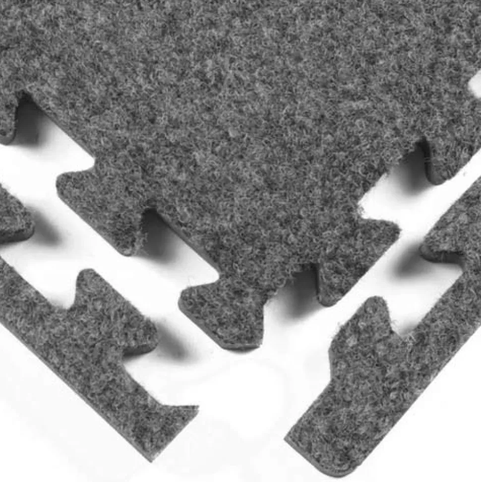 Interlocking Carpet Tiles Royal 10x20 Ft Kit