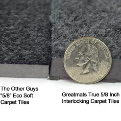 Interlocking Carpet Tiles Royal 20x30 Ft Kit