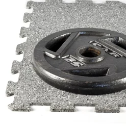 Interlocking Rubber Tile 90% Color 8 mm x 23x23 Inch Eureka
