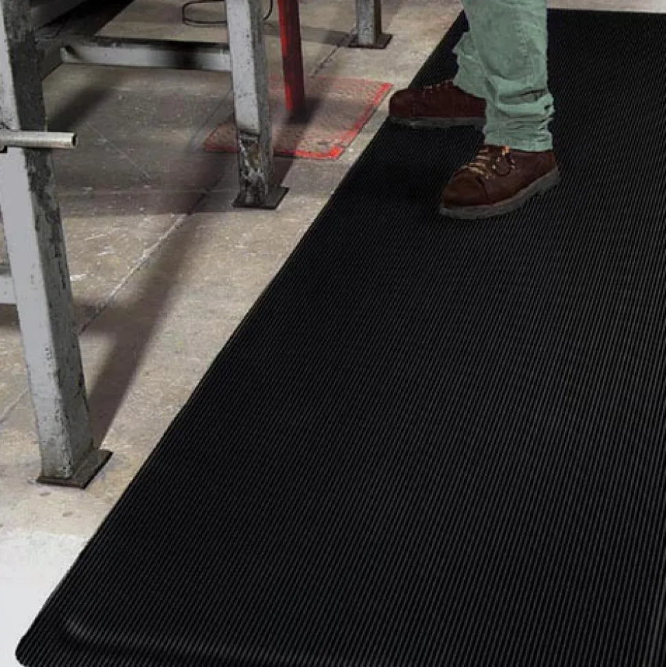 Invigorator Anti-Fatigue Mat Black 2x75 feet