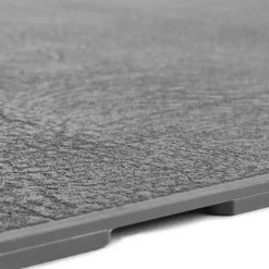 Leather PVC Floor Tile Black or Dark Gray 6 tiles 5 mm x 20x20 Inches
