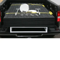 Mat-Pak Ground Protection Diamond Black - 12 Mats Kit 1/2 Inch x 3x8 Ft.