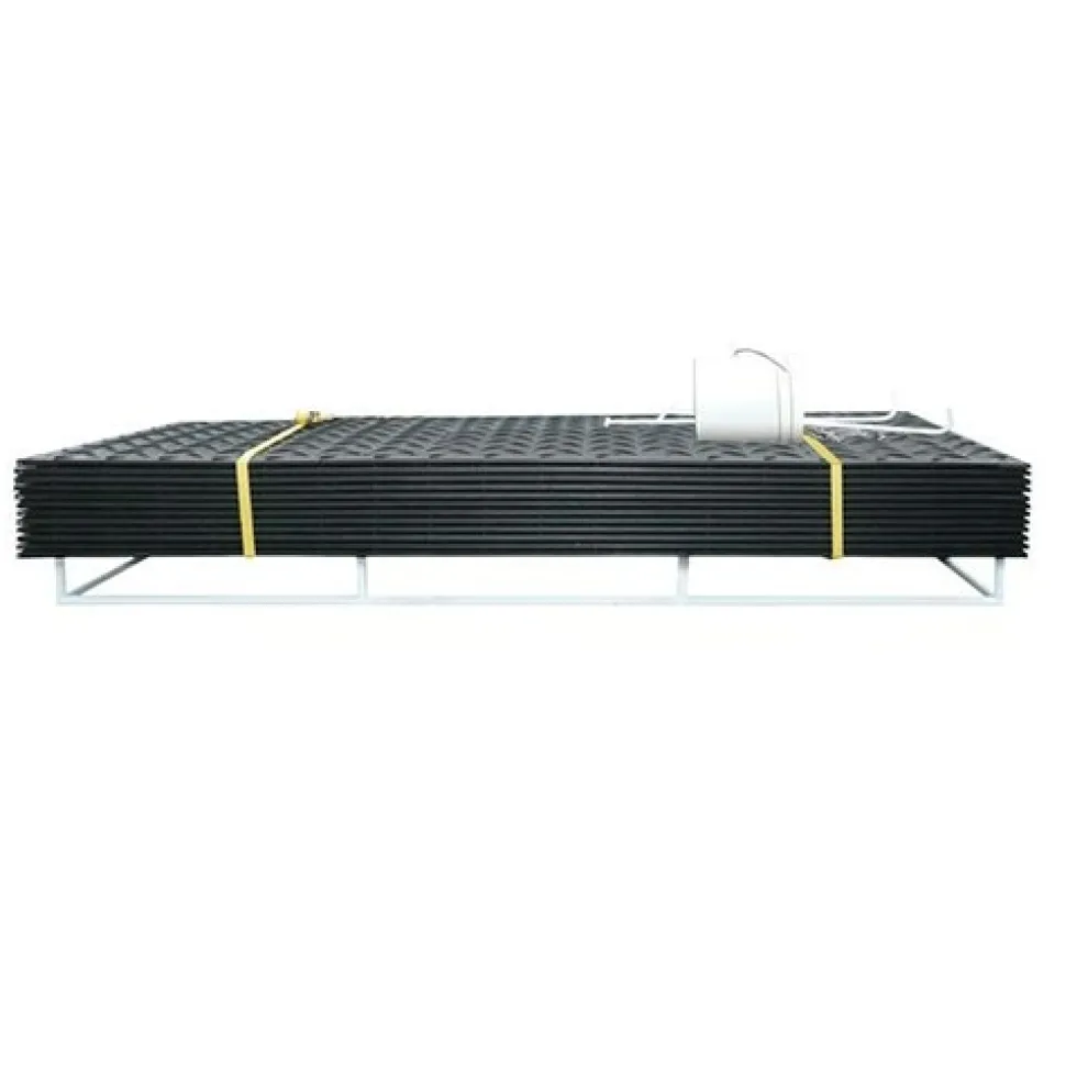 Mat-Pak Ground Protection VersaMat Tread Black 1/2 Inch x 4x8 Ft.
