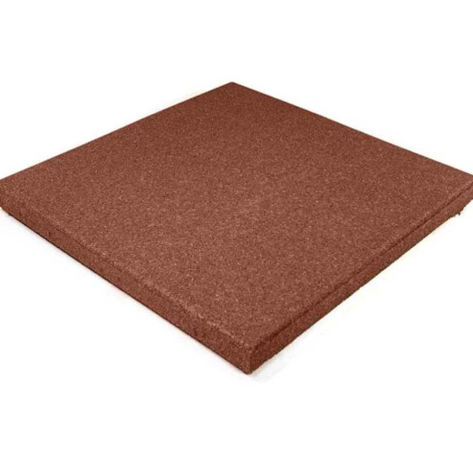 Max Playground Rubber Tile Colors 2.5 Inch x 2x2 Ft. with Quad Blok