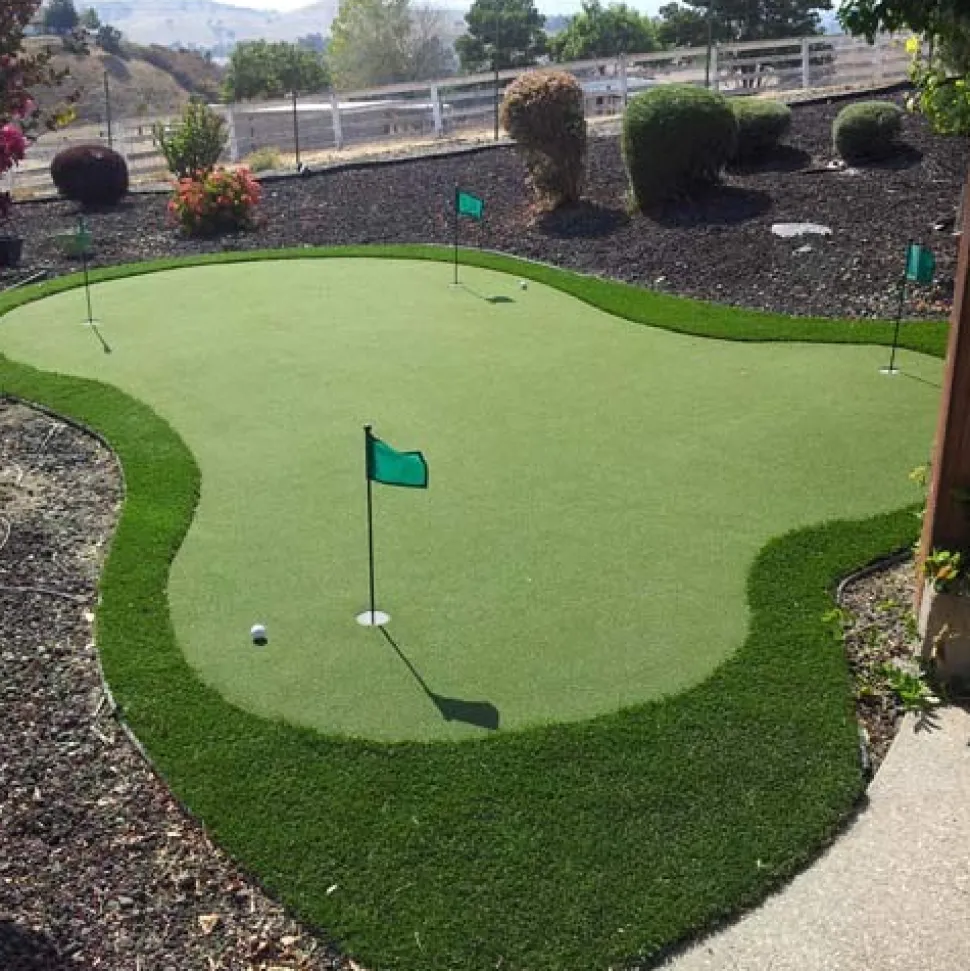 Money Putt Artificial Grass Turf Roll 3/8 Inch x 15 Ft. Wide Per SF