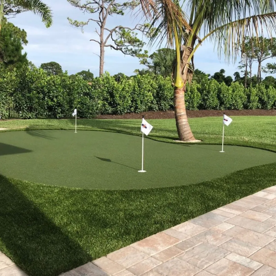 Money Putt Artificial Grass Turf Roll 3/8 Inch x 15 Ft. Wide Per SF